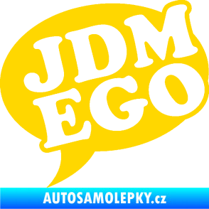 Samolepka JDM Ego jasně žlutá