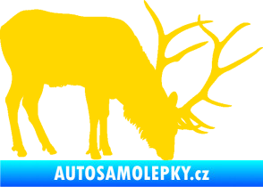 Samolepka Jelen 008 pravá jasně žlutá