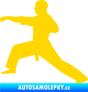 Samolepka Judo 001 levá jasně žlutá