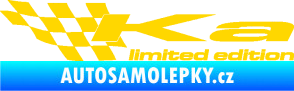 Samolepka Ka limited edition levá jasně žlutá