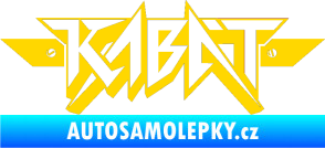 Samolepka Kabát 003 jasně žlutá