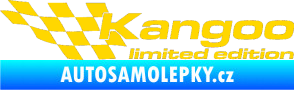 Samolepka Kangoo limited edition levá jasně žlutá