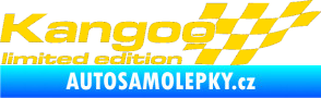 Samolepka Kangoo limited edition pravá jasně žlutá