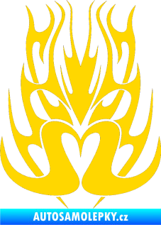 Samolepka Kapota 017 jasně žlutá