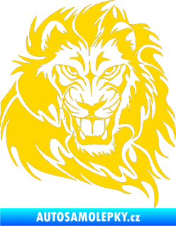 Samolepka Kapota 034 lev pravá jasně žlutá