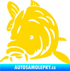 Samolepka Kapr 002 levá jasně žlutá