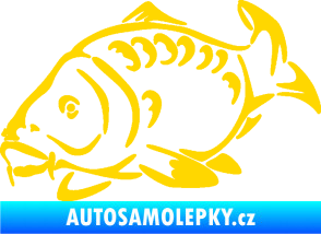 Samolepka Kapr 006 levá jasně žlutá