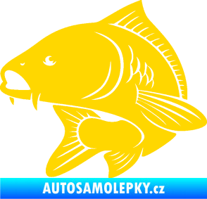 Samolepka Kapr 008 levá jasně žlutá