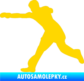 Samolepka Karate 004 levá jasně žlutá
