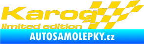 Samolepka Karoq limited edition pravá jasně žlutá