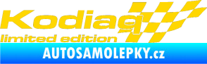 Samolepka Kodiaq limited edition pravá jasně žlutá