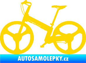 Samolepka Kolo 002 levá jasně žlutá