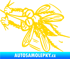 Samolepka Komár 002 levá jasně žlutá