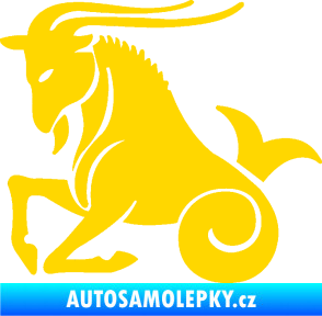 Samolepka Kozoroh 004 levá jasně žlutá