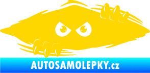 Samolepka Kuk 003 levá šmírák jasně žlutá