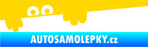 Samolepka Kuk 008 levá šmírák jasně žlutá