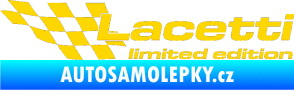 Samolepka Lacetti limited edition levá jasně žlutá