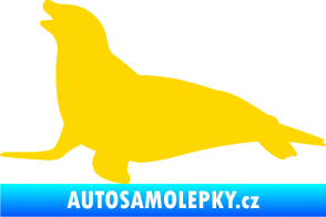 Samolepka Lachtan 002 levá jasně žlutá