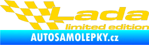 Samolepka Lada limited edition levá jasně žlutá
