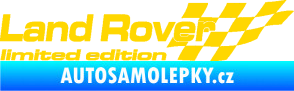 Samolepka Land Rover limited edition pravá jasně žlutá