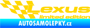 Samolepka Lexus limited edition levá jasně žlutá