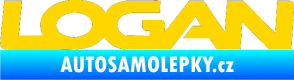 Samolepka Logan jasně žlutá