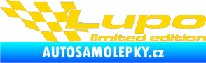 Samolepka Lupo limited edition levá jasně žlutá