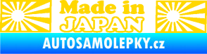 Samolepka Made in Japan 002 jasně žlutá