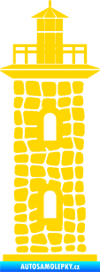 Samolepka Maják 001 jasně žlutá