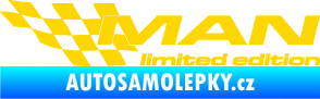 Samolepka MAN limited edition levá jasně žlutá