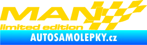 Samolepka MAN limited edition pravá jasně žlutá