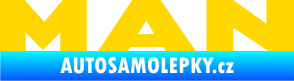 Samolepka MAN nápis jasně žlutá