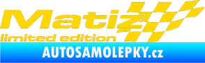 Samolepka Matiz limited edition pravá jasně žlutá