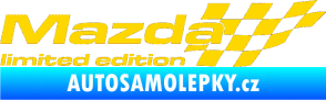 Samolepka Mazda limited edition pravá jasně žlutá