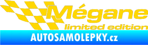 Samolepka Mégane limited edition levá jasně žlutá