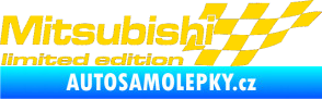 Samolepka Mitsubishi limited edition pravá jasně žlutá