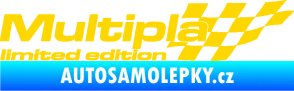 Samolepka Multipla limited edition pravá jasně žlutá