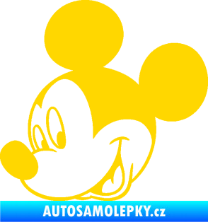 Samolepka Myšák Mickey 001 levá jasně žlutá