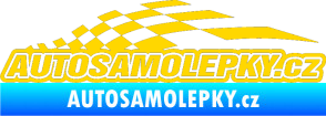 Samolepka Nálepka na auto - www.autosamolepky.cz 003 jasně žlutá