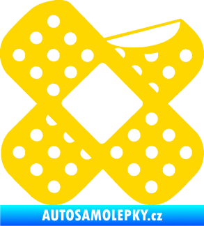 Samolepka Náplast 005 pravá jasně žlutá