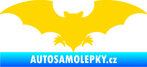 Samolepka Netopýr 007 jasně žlutá