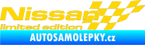 Samolepka Nissan limited edition pravá jasně žlutá