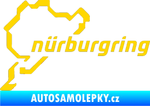 Samolepka Nurburgring jasně žlutá