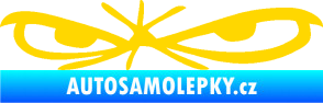 Samolepka Oči 002 levá jasně žlutá