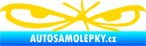 Samolepka Oči 002 pravá jasně žlutá