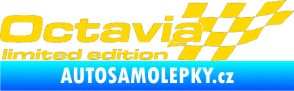 Samolepka Octavia limited edition pravá jasně žlutá