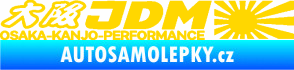 Samolepka Osaka Kanjo performance JDM jasně žlutá