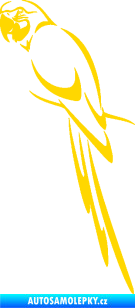 Samolepka Papoušek 005 levá jasně žlutá