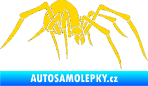 Samolepka Pavouk 002 - pravá jasně žlutá