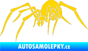 Samolepka Pavouk 002  levá jasně žlutá